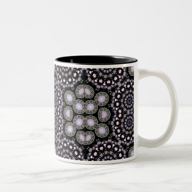 bLACKB-JEWELD-Tasse Zweifarbige Tasse (Rechts)