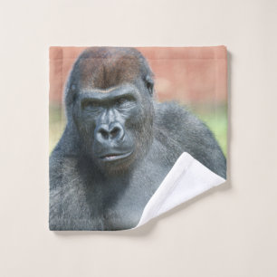 Blackback Gorilla Lope Portrait Waschlappen