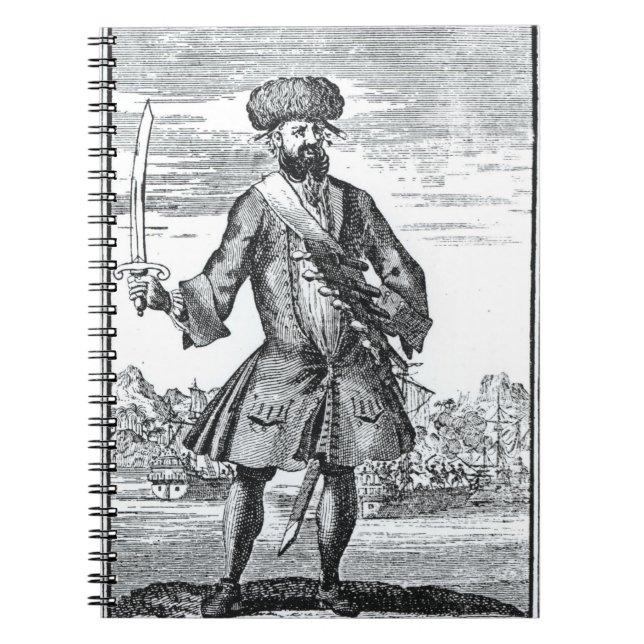 Blackbeard der Pirat, von 'einer allgemeinen Notizblock (Vorderseite)
