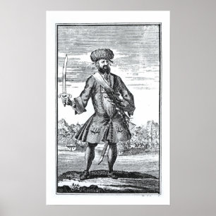 Blackbeard der Pirat, von 'einer allgemeinen Poster
