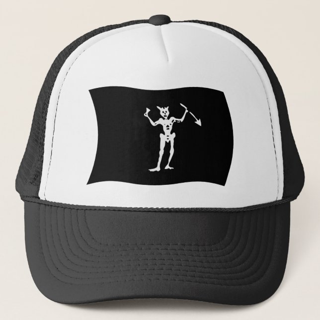 Blackbeard-Flag Truckerkappe (Vorderseite)