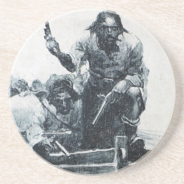 Blackbeard Nähern Getränkeuntersetzer (Vorne)