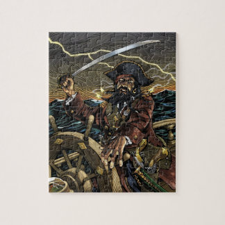 Blackbeard Piraten-Puzzlespiel Puzzle