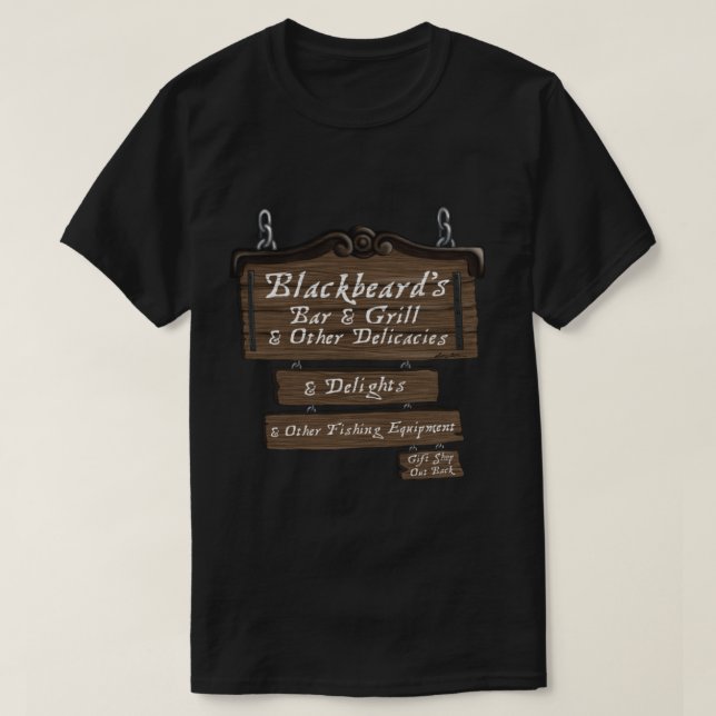 Blackbeard’s Bar and Grill   T-Shirt (Design vorne)