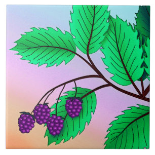 BlackBerry auf Zweig Fliese