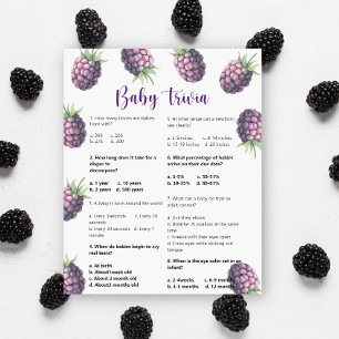 BlackBerry Baby Trivia Baby Showspiel