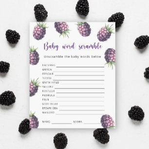 BlackBerry - Baby Word Scramble Game