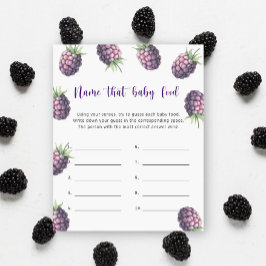 BlackBerry - Benennen Sie das Baby Food Duschgame