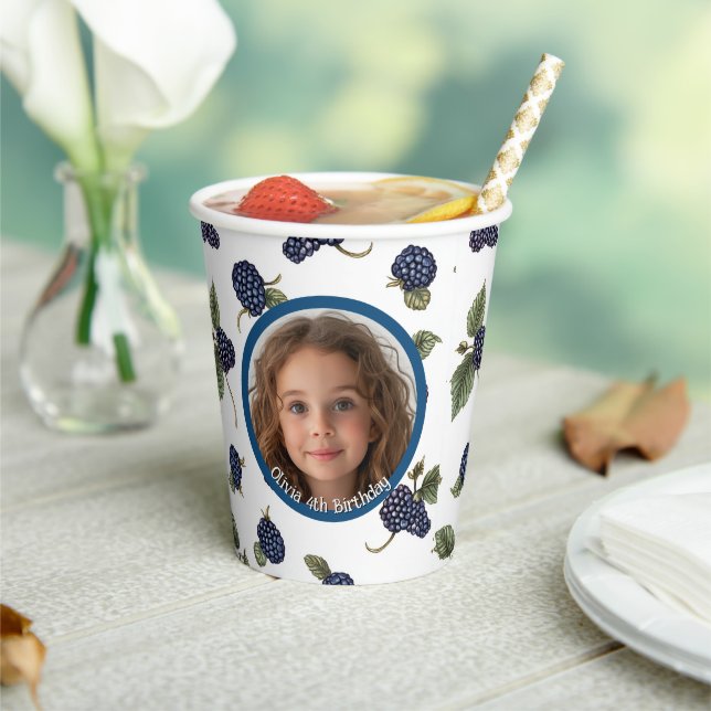 BlackBerry Benutzerdefiniertes Foto und Namenspapi Pappbecher (In Situ)