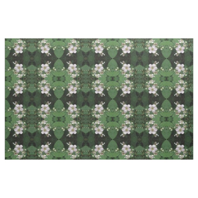 BlackBerry Blume Gemustertes Blumengewebe Stoff (Fat Quarter (45,7 x 55,9 cm))