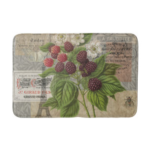 BlackBerry Blumengarten Blume Schmetterling Kunst Badematte
