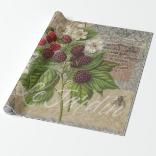 BlackBerry Blumengarten Blume Schmetterling Kunst Geschenkpapier