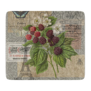 BlackBerry Blumengarten Blume Schmetterling Kunst Schneidebrett