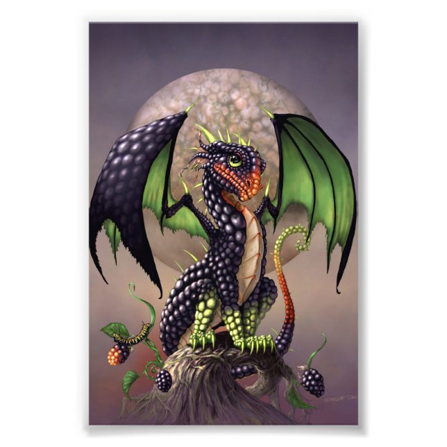 BlackBerry Dragon 4x6 Print Fotodruck (Vorne)