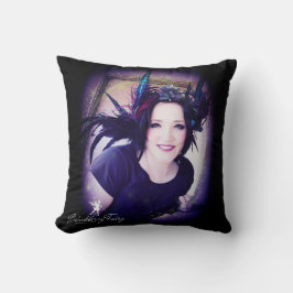 BlackBerry-feenhaftes quadratisches Kissen