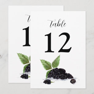 BlackBerry Frucht Sommer Rustikale Hochzeit Einladung