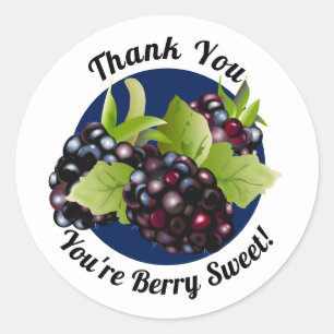 BlackBerry Fruit   Vielen Dank, Umschlag Aufkleber