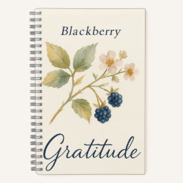 Blackberry — Gratitude  Notizbuch