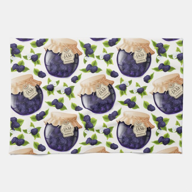 BlackBerry Jam Handtuch (Horizontal)