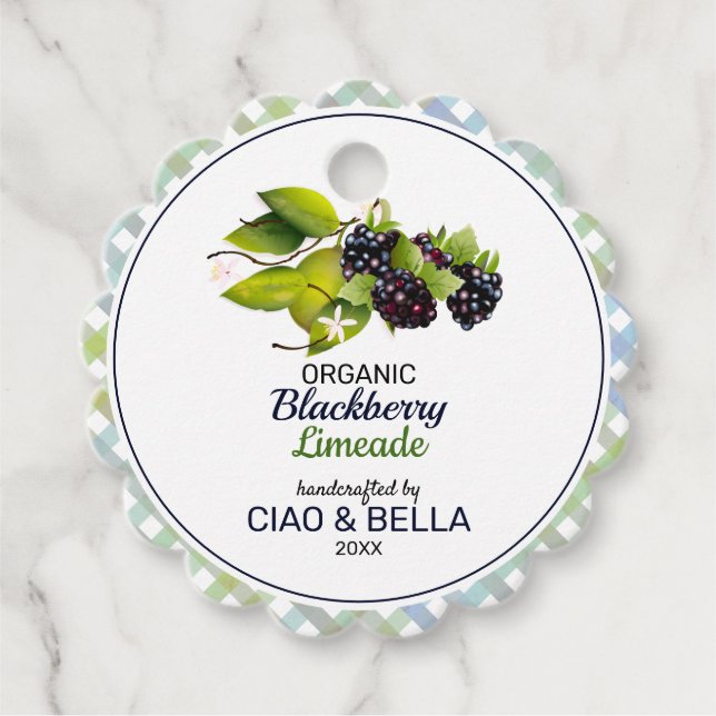 BlackBerry Limeade Geschenkanhänger (Vorderseite)