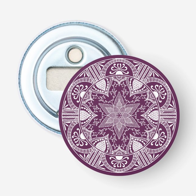 BlackBerry Mandala Flaschenöffner (Vorderseite)