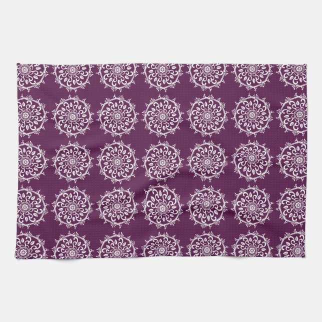 BlackBerry Mandala Handtuch (Horizontal)