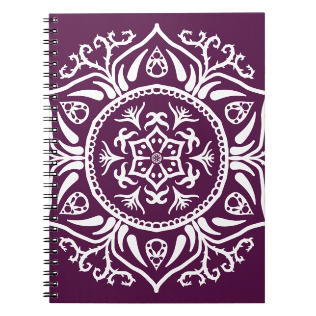 BlackBerry Mandala Notizblock (Vorderseite)