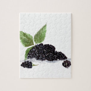 BlackBerry Obst Aquarellmalerei Puzzle