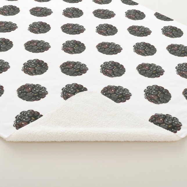BlackBerry. Tupfen. Fruchtmuster Sherpadecke (3/4)