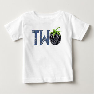 Blackberry TWO zweiter Geburtstag Baby T-shirt