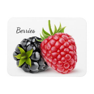 BlackBerry und Himbeere Magnet