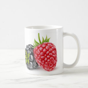 BlackBerry und Himbeere Tasse