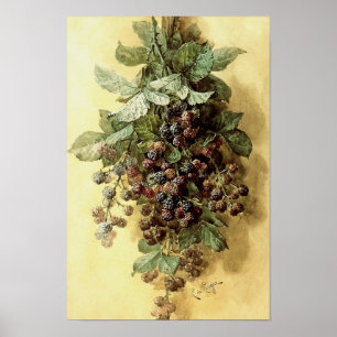 "BlackBerry" von Paul de Longpré Poster