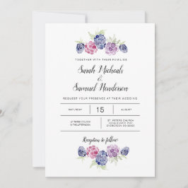 BlackBerry Wedding | Aquarellberries Einladung