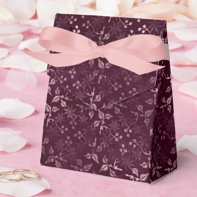 Blackberry Wein Muster  Geschenkschachtel (Hochzeit)