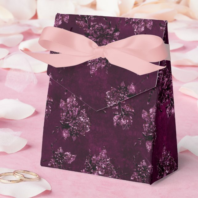 Blackberry Wein Muster  Geschenkschachtel (Hochzeit)
