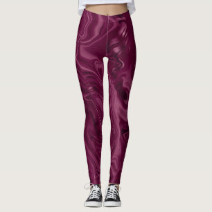 Blackberry Wein Muster Leggings