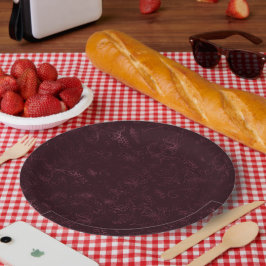 Blackberry Wein Muster  Pappteller