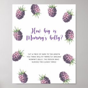 Blackberry - wie groß ist Mamas Bauch Spiel Poster