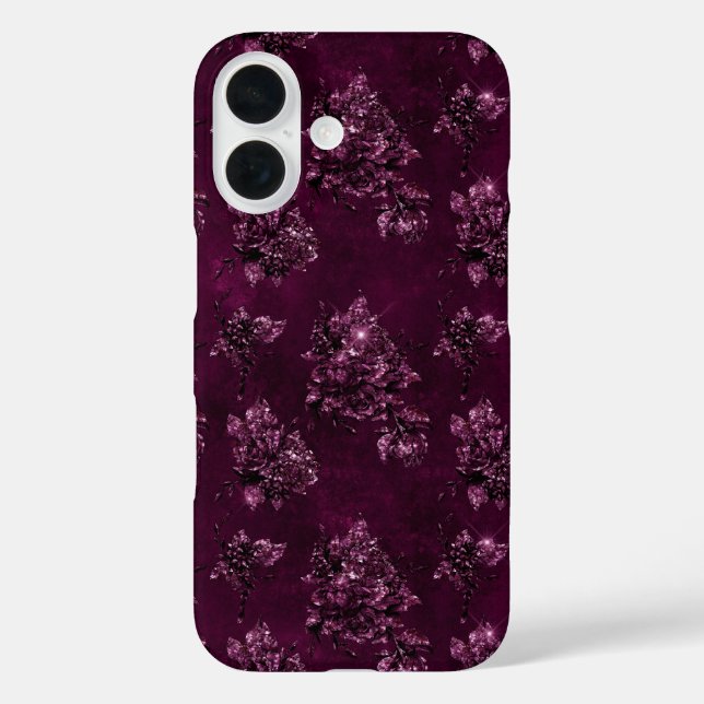 Blackberry Wine Pattern  Case-Mate iPhone Hülle (Rückseite)