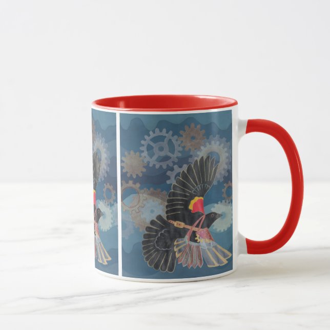 Blackbird Fliegen Tasse (Rechts)