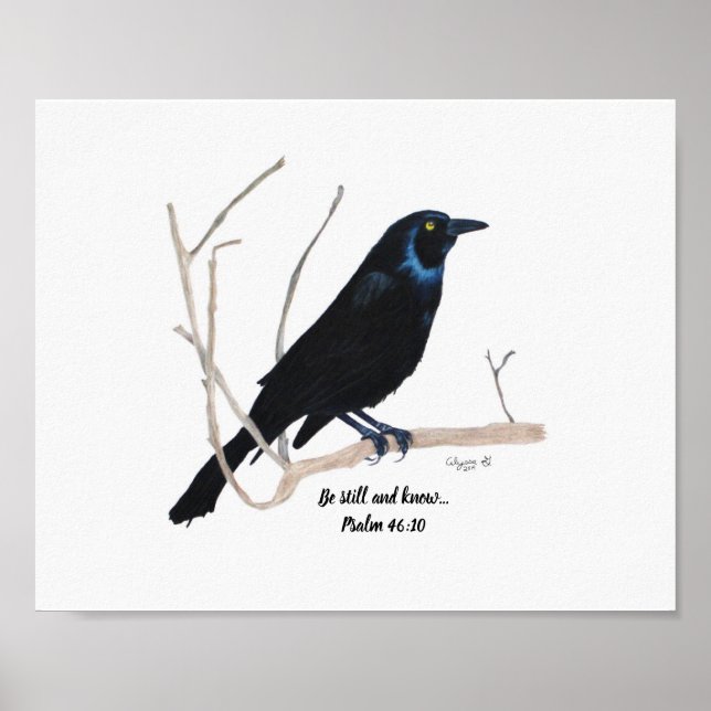 Blackbird Inspiration Print Poster (Vorne)