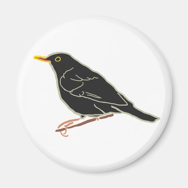 Blackbird Magnet (Vorne)