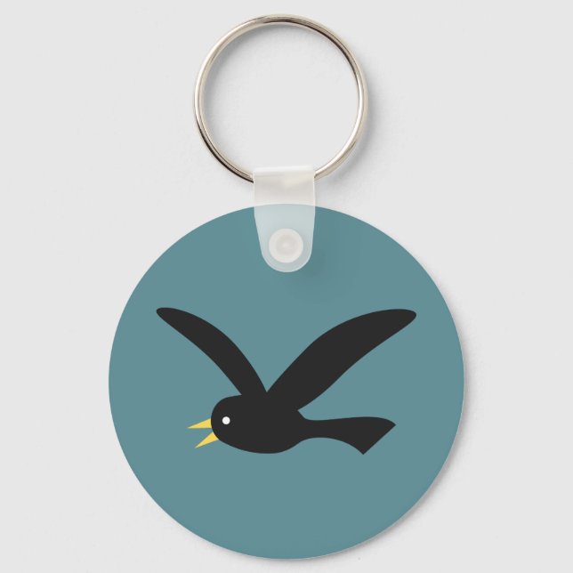 Blackbird Schlüsselanhänger (Vorderseite)