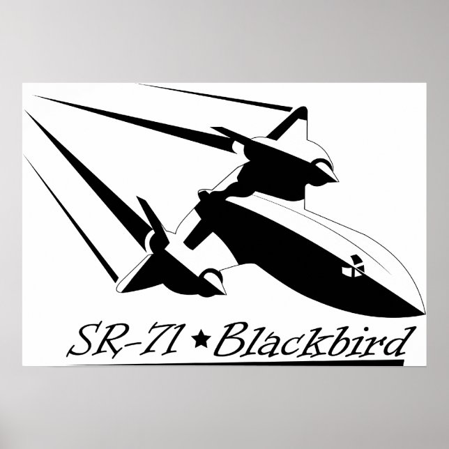 Blackbird SR-71 Poster (Vorne)