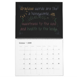 Blackboard Scriptures 2024 Monatskalender Kalender