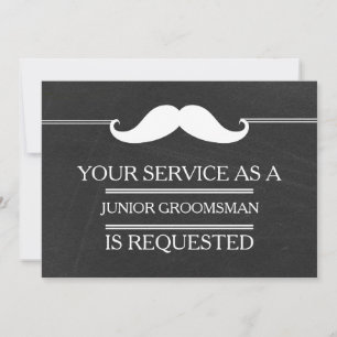 Blackboard Your Service als Trauzeuge Request Einladung