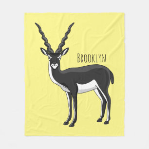 Blackbuck-Antelope-Abbildung Fleecedecke