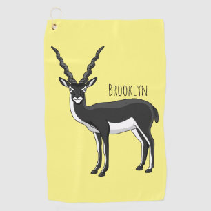 Blackbuck-Antelope-Abbildung Golfhandtuch