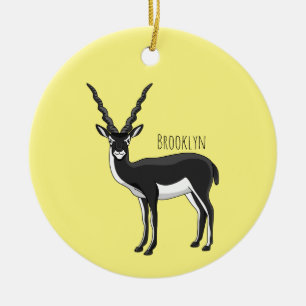 Blackbuck-Antelope-Abbildung Keramik Ornament